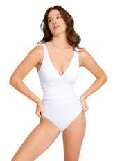 Maillot de bain amincissant col en V