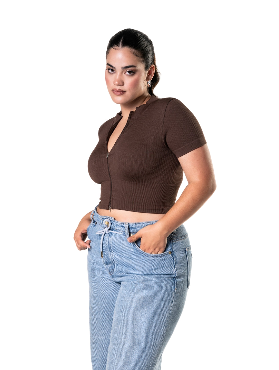 heyshape-seamless-ribbed-zipfront-short-sleeve-crop-top-brown-whitebg-v2.jpg